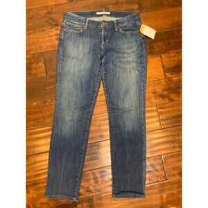 Joe's Jeans Medium Wash Ankle Cuff Cigarette Blue Jeans Size 29